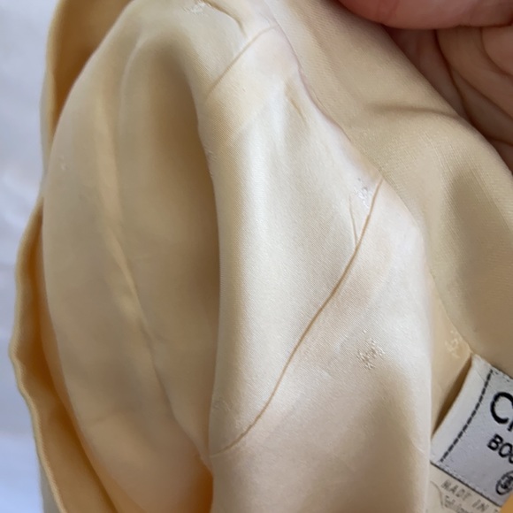 CHANEL BOUTIQUE VINTAGE LINEN SKIRT - Picture 7 of 9